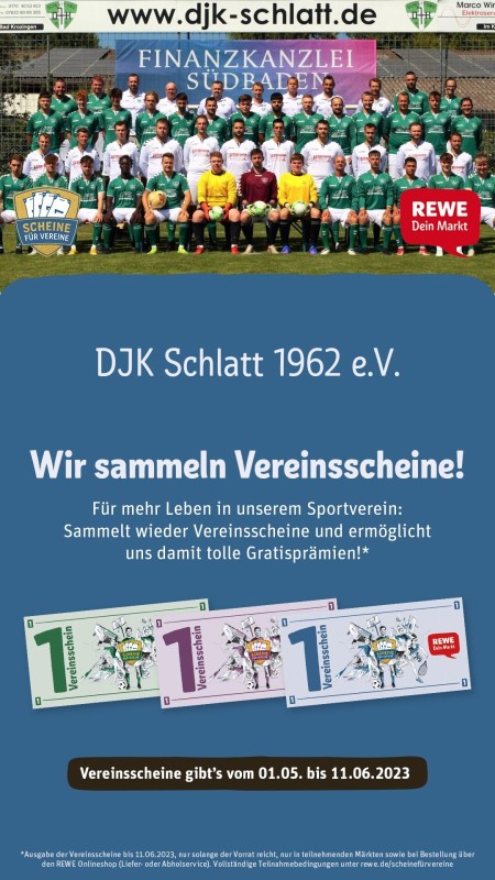 Scheine für Vereine von Rewe kommt zurück!