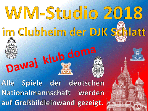 WM-Studio 2018 Im Clubheim!Dawaj klub doma !