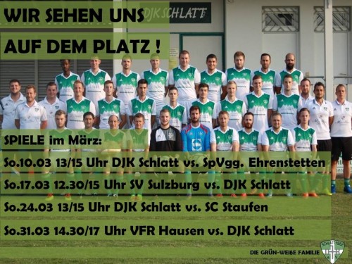 Am Sonntag geht es zum SV Sulzburg !
