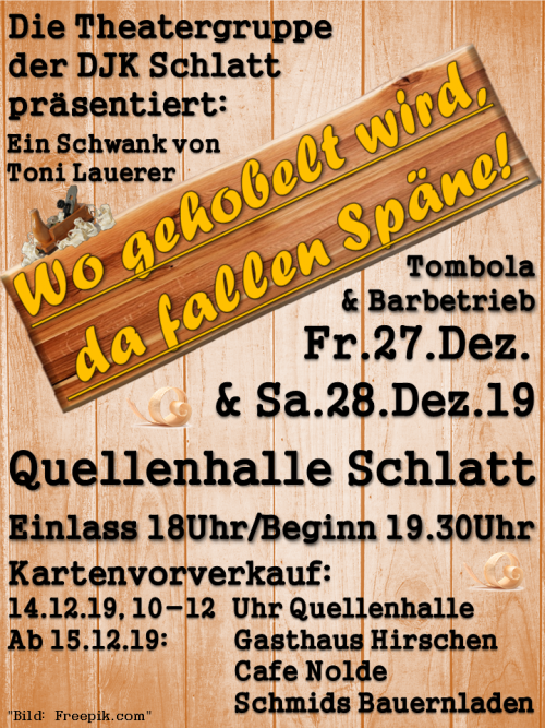 Theaterabend der DJK Schlatt!