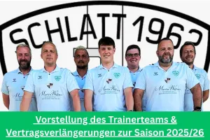 DJK Schlatt 1962 e.V. – Vorstellung des Trainerteams & Vertragsverlängerungen zu